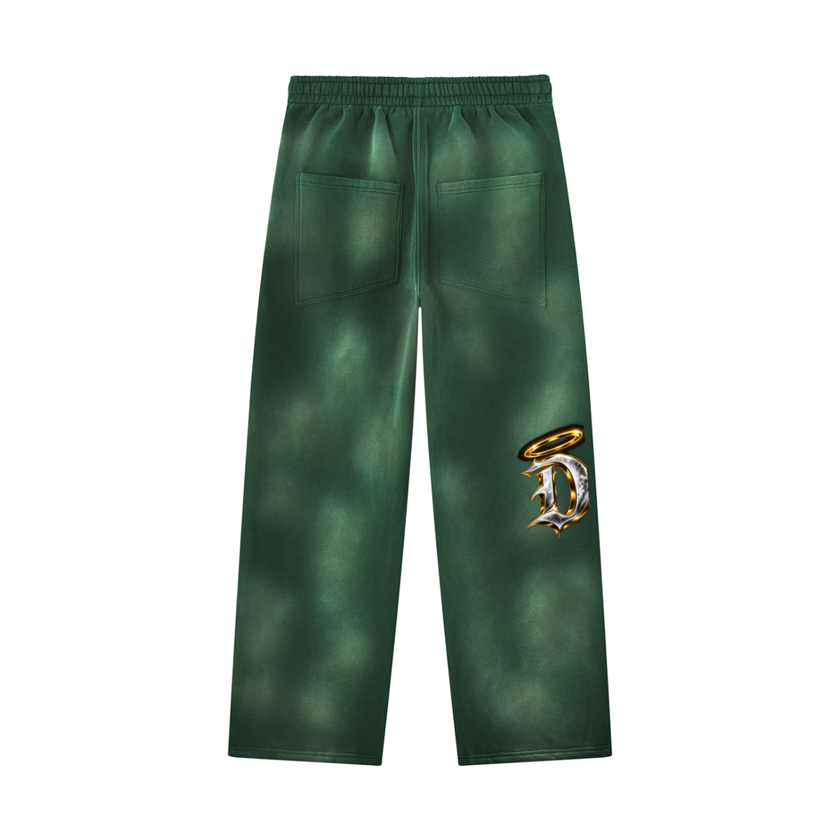 DIVINUMEST  Sunfade Wide Leg Fleece Sweatpants