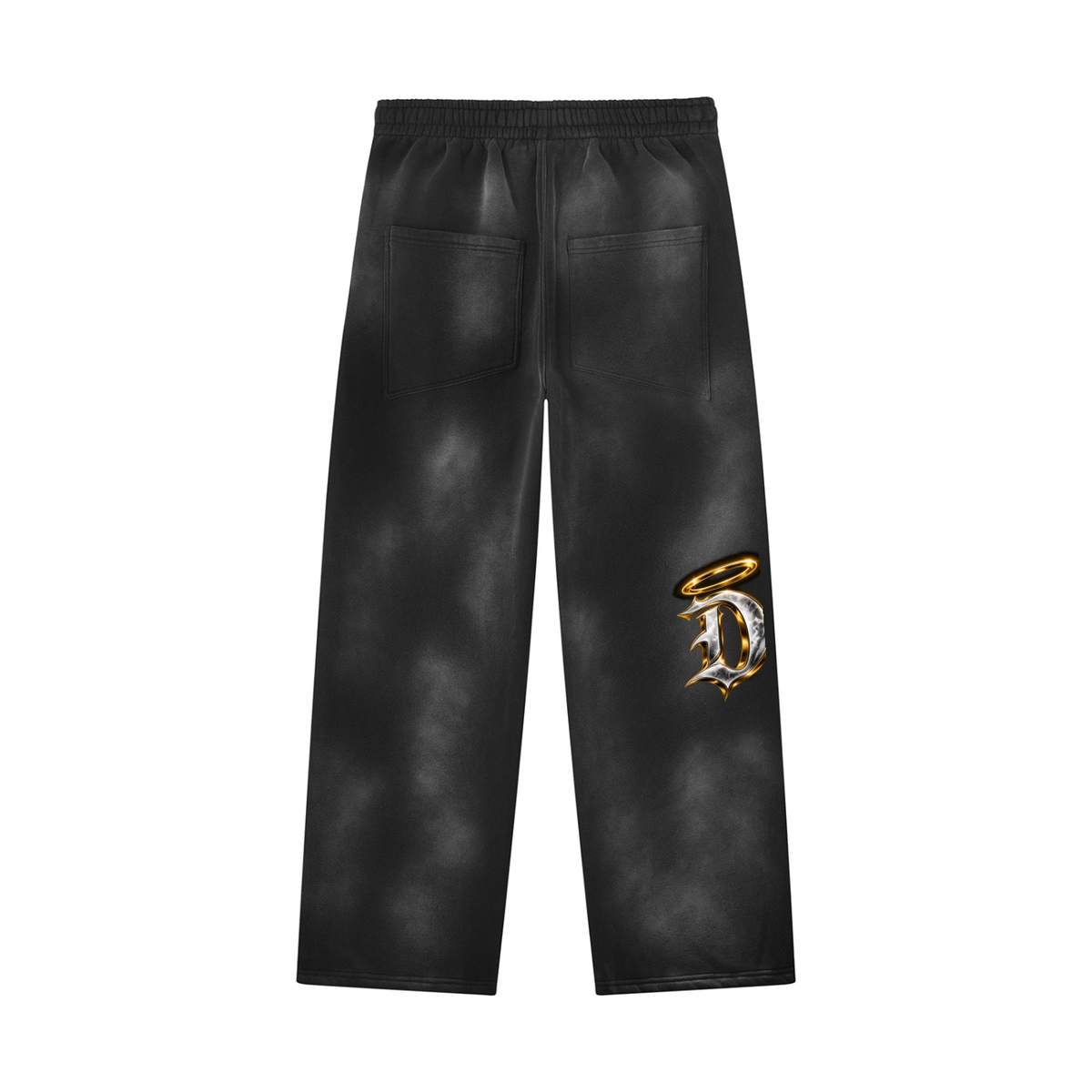 DIVINUMEST  Sunfade Wide Leg Fleece Sweatpants