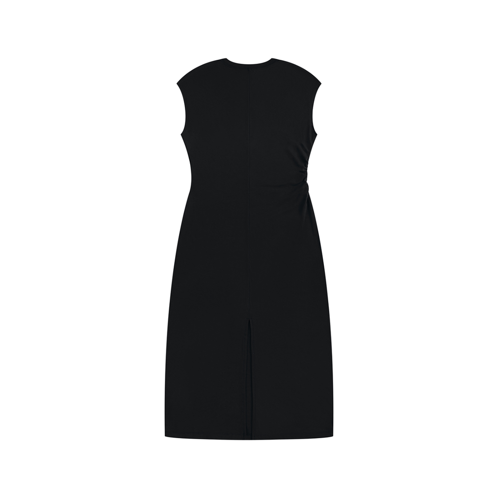 DIVINUMEST "Faithful" Ruched Sleeveless Dress