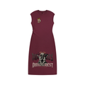 DIVINUMEST "Faithful" Ruched Sleeveless Dress