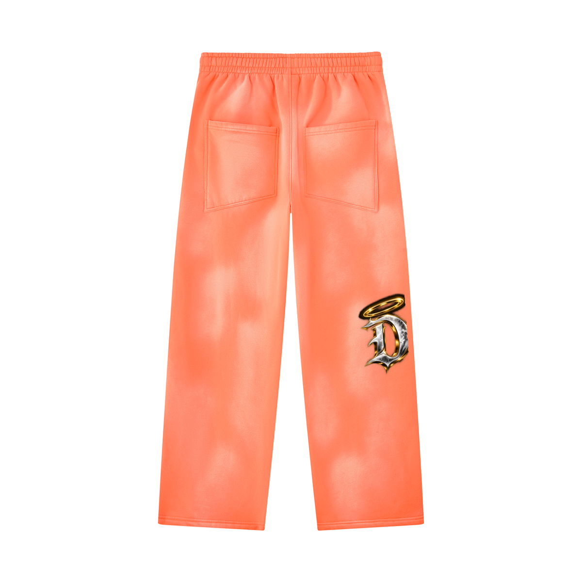 DIVINUMEST  Sunfade Wide Leg Fleece Sweatpants
