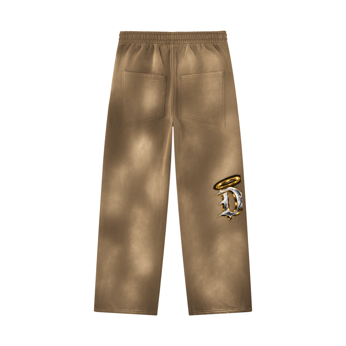 DIVINUMEST  Sunfade Wide Leg Fleece Sweatpants