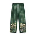 DIVINUMEST  Sunfade Wide Leg Fleece Sweatpants