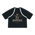 DIVINUMEST "Faithful" Color Block Waffle Boxy T-Shirt